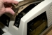 Opening the paper puncher