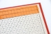 Close-up of the translation table on page 2