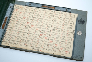 The message table (matrix) of the Slidex