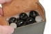 5 spare tuning coils in a leather box