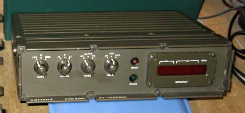 CHX-200/F1 modem. Photograph kindly supplied by Jim Meyer [1]