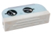 Close-up of the cassette with a plastic cap to protect the metal tape