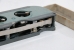 Clear view of the metal tape inside the cassette