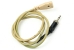 Noise cancelling electret microphone with short cable