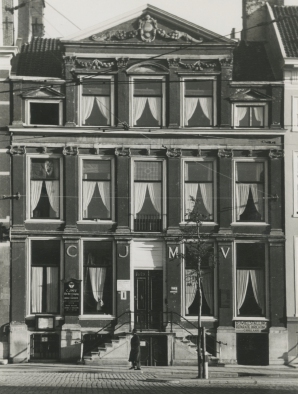 The CJMV building at Prinsengracht 4 in The Hague in 1943 - one of the locations of the transmitter of OD Region 13