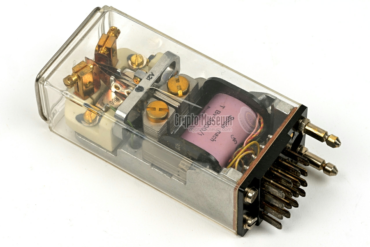 T-rls-46a polar relay (B) - left angle view