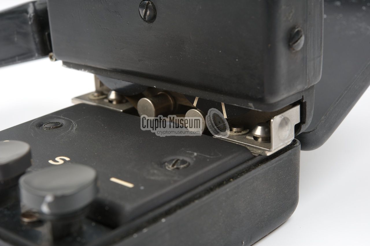 Close-up of the tape cartridge mounted on the CO-3B coder