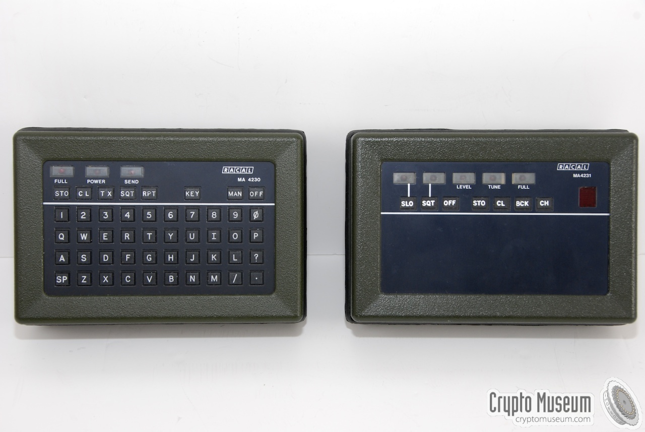 The MA-4230 morse encoder and the MS-4231 morse decode