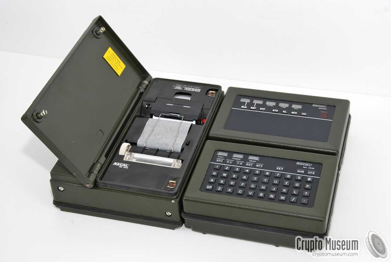 Complete set with printer open