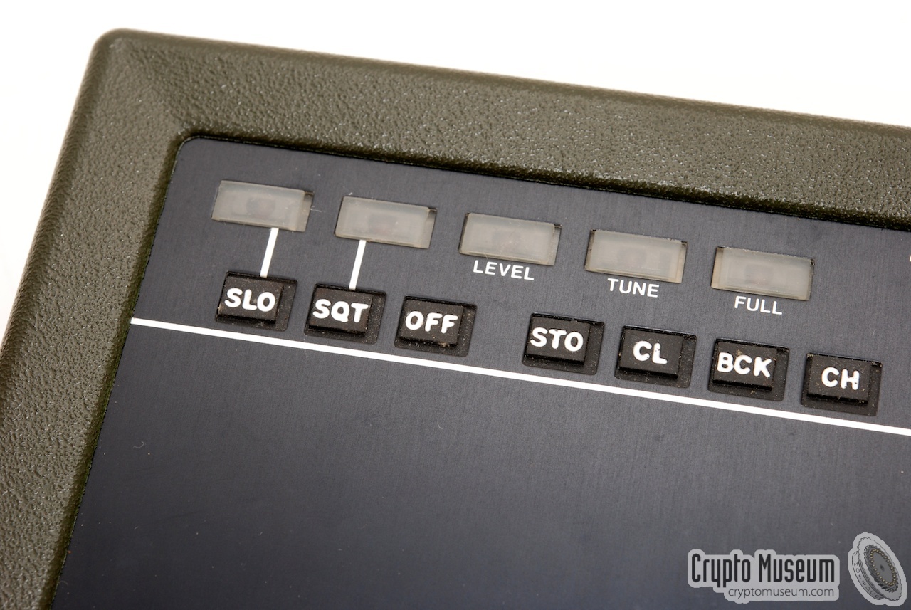 Controls and indicator lights