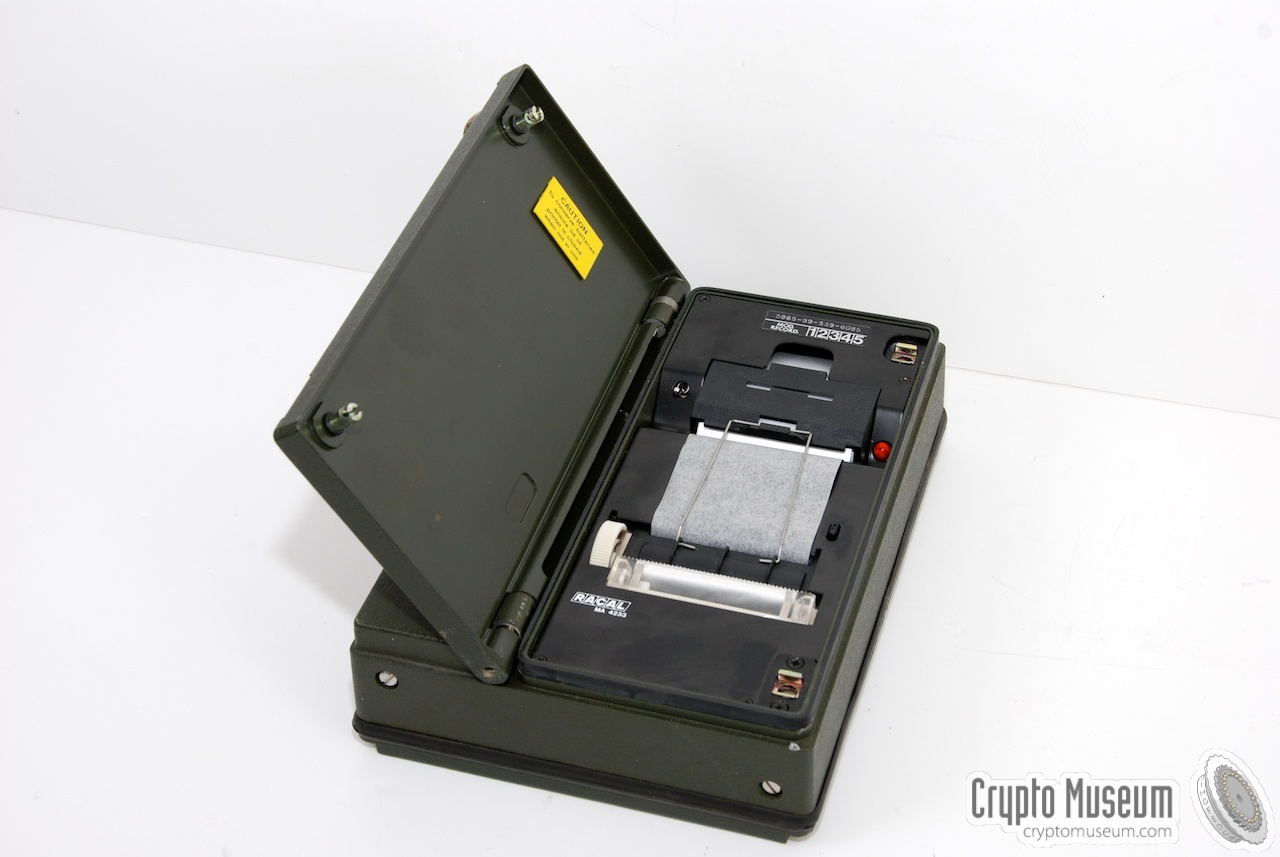 The MA-4233 printer in operation