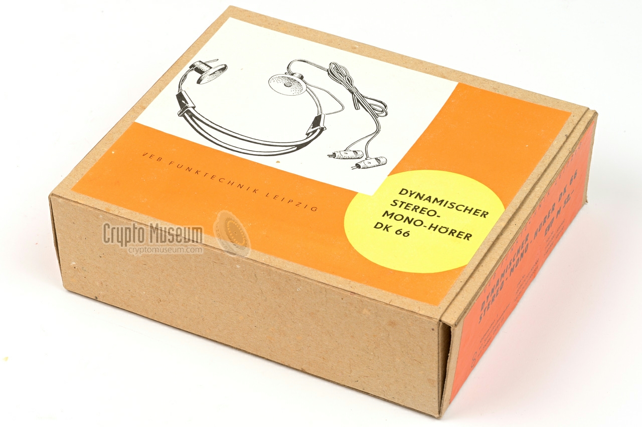 Headphones in original carton