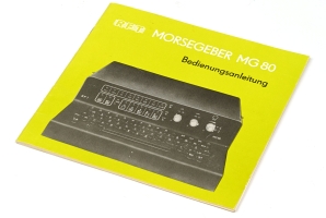 Operating instructions