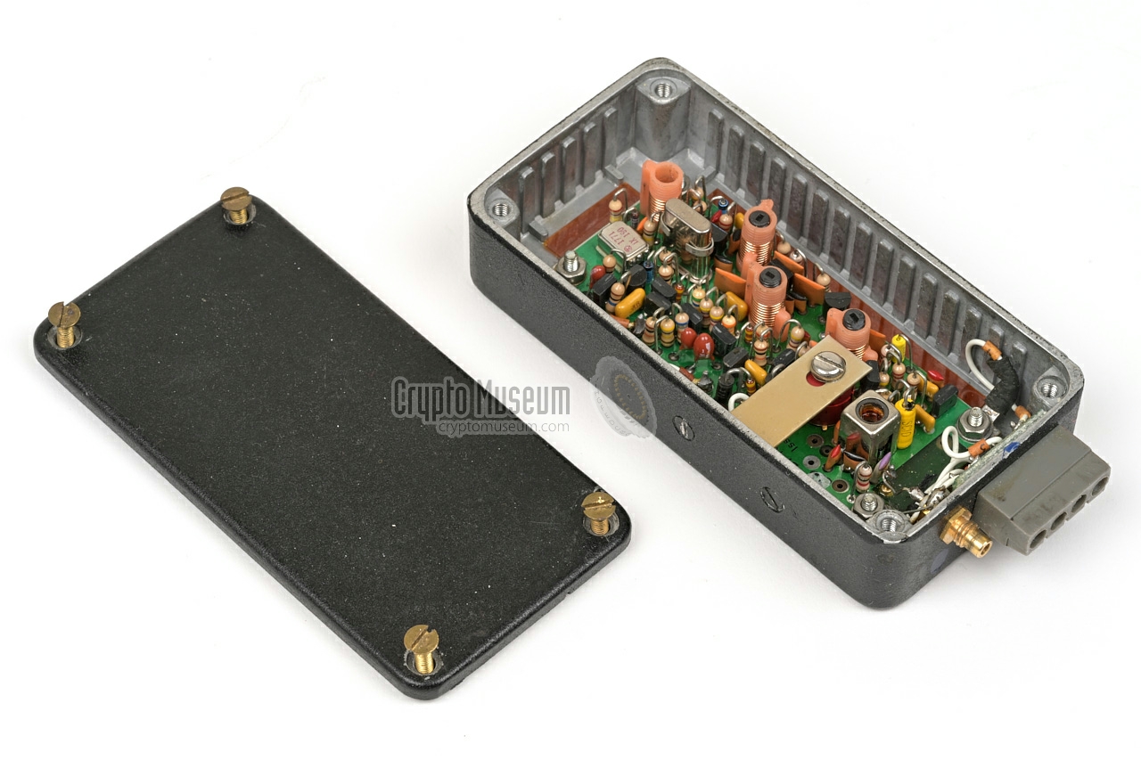 Opened M7062 tracking beacon