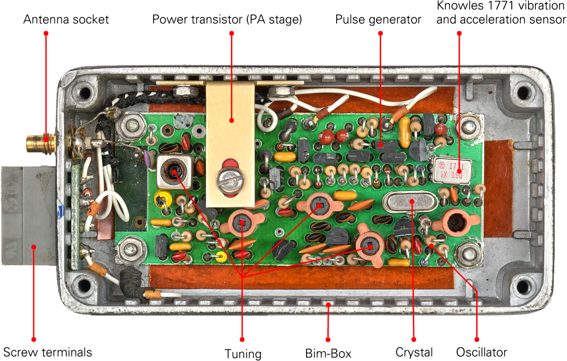 M7062 interior, seen from the top.