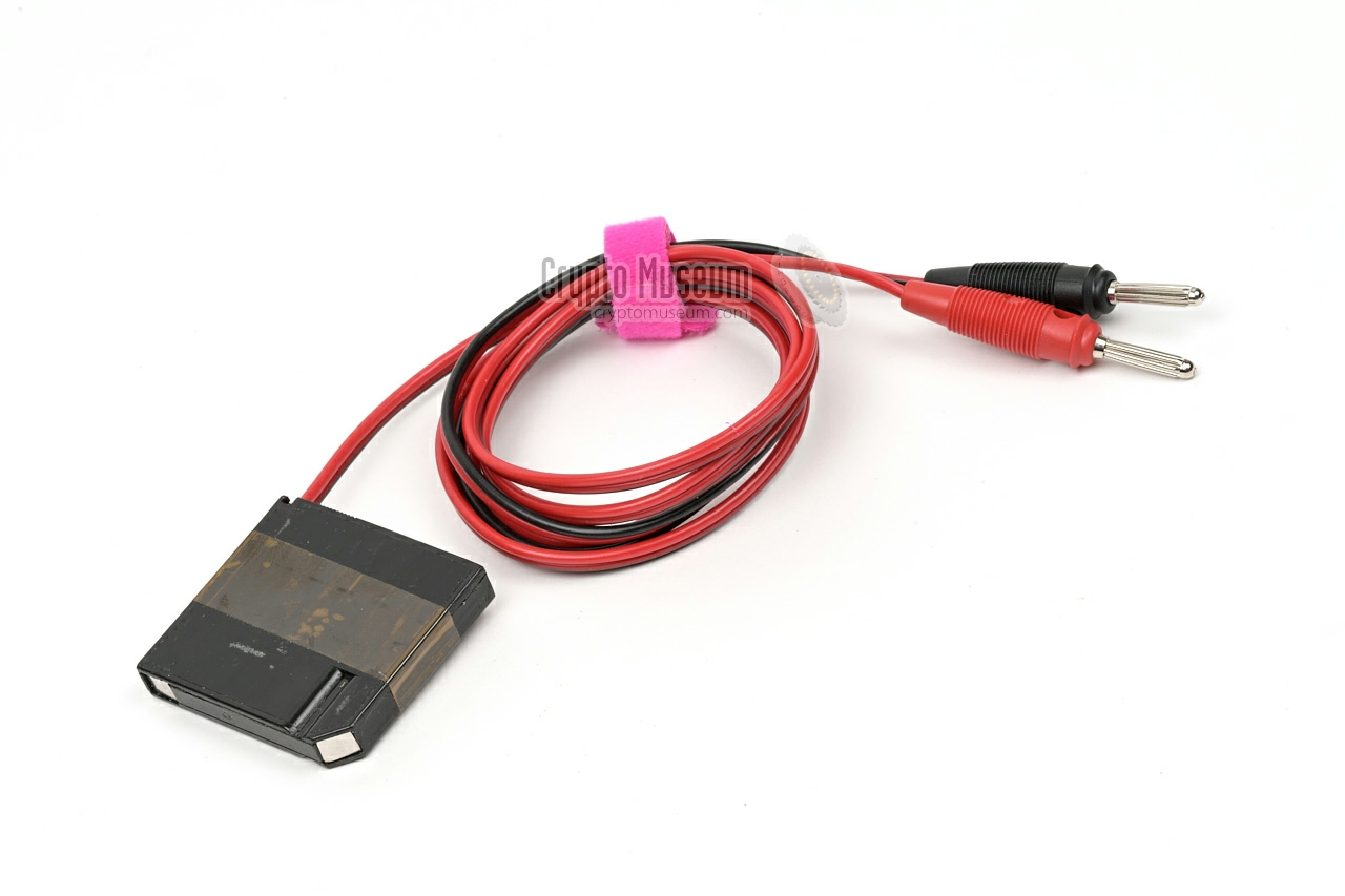 Power cable for testing (made from emptied battery)