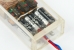 Amplifier transistors and capacitors