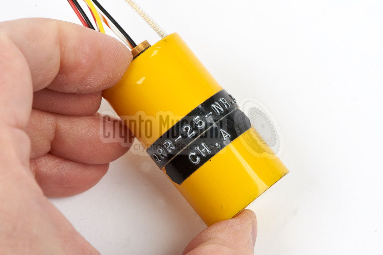 QRR-25 compared to the size of a hand