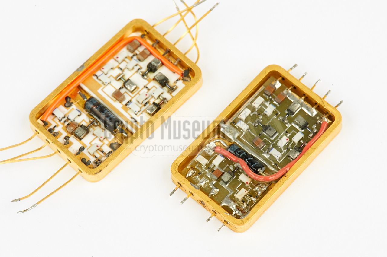 Two versions of the power/noise module
