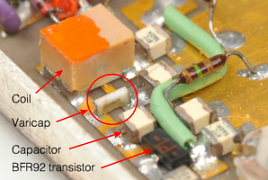 Transmitter detail. Click to enlarge.