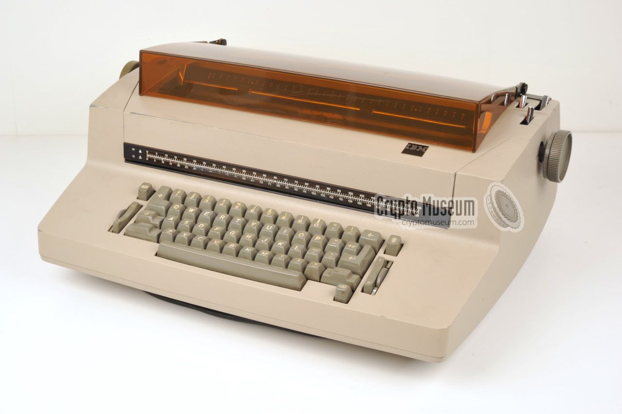 IBM Selectric II with transparent top cover