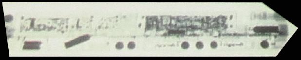part of an original x-ray of the bug, made by the NSA.