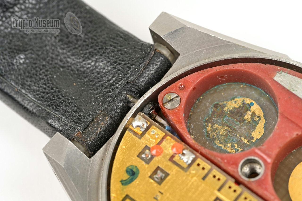 Corroded battery holder