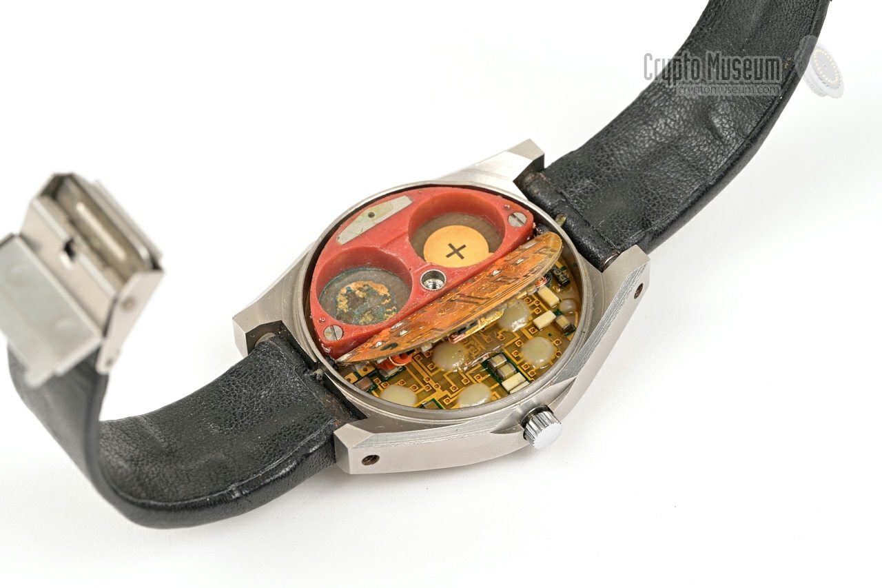 Open ABU with transmitter PCB lifted upward