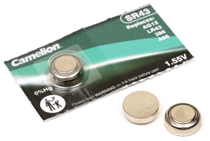 1.55V SR43 Button cells with appropriate dimensions