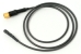Wire antenna with loop for safety pin