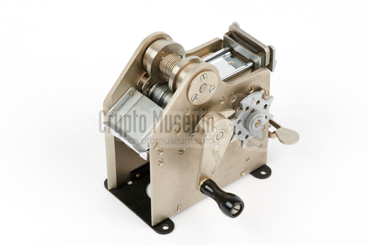 Film cutter seen from the front right