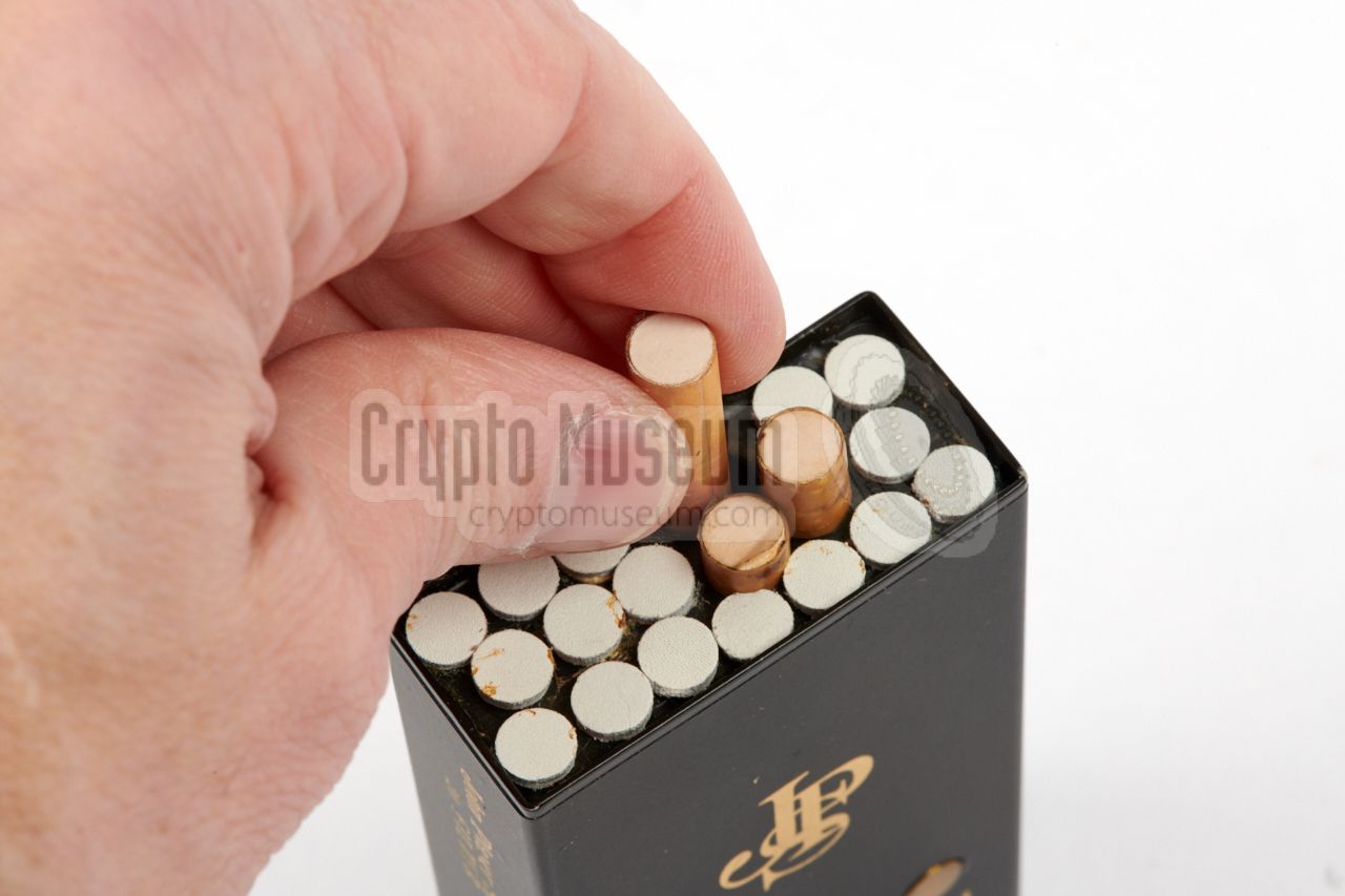 Pulling the longest cigarette to transport the film