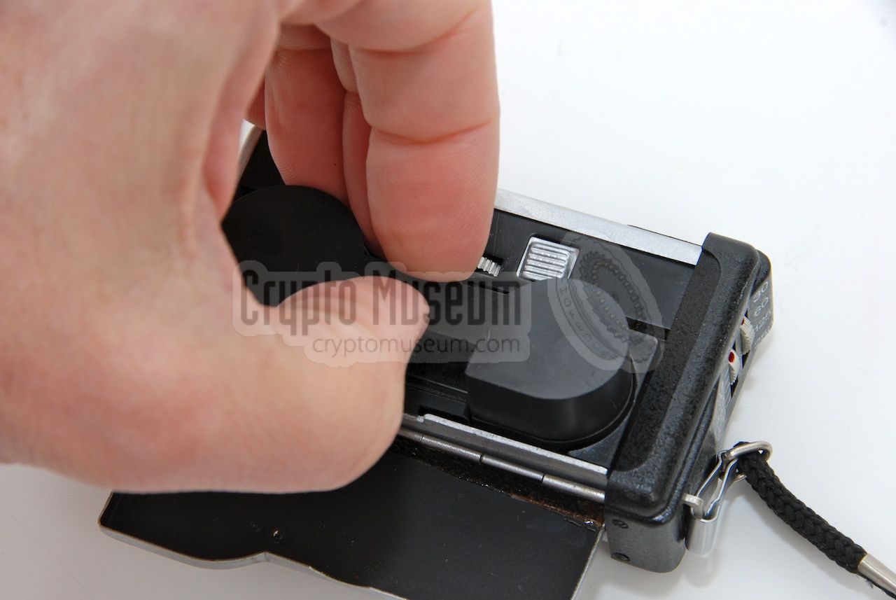 Removing the film cartridge