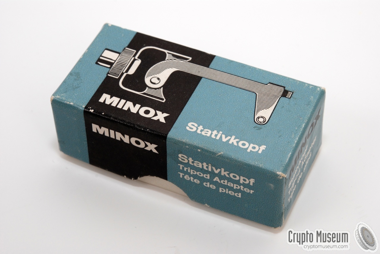 The Minox Tripod Adapter in the original box