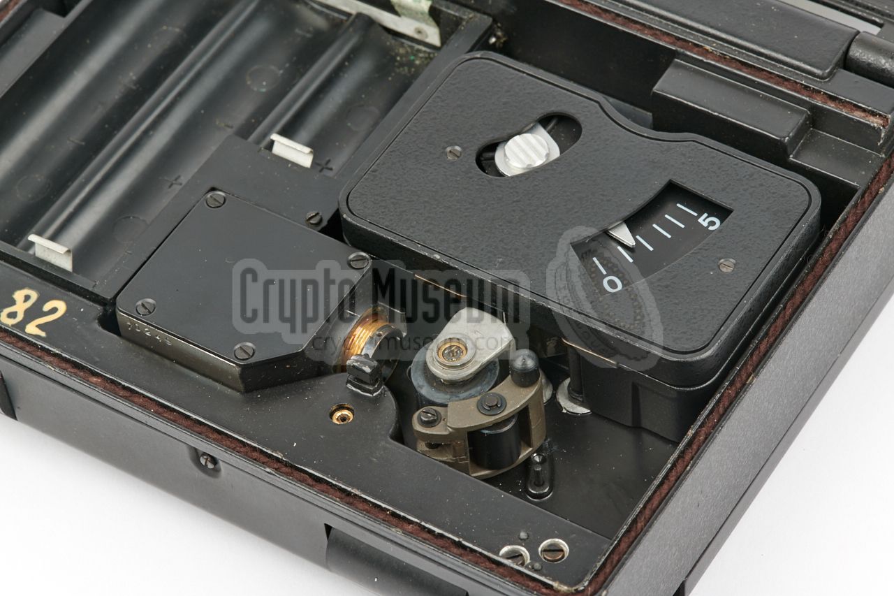 Close-up of the camera system