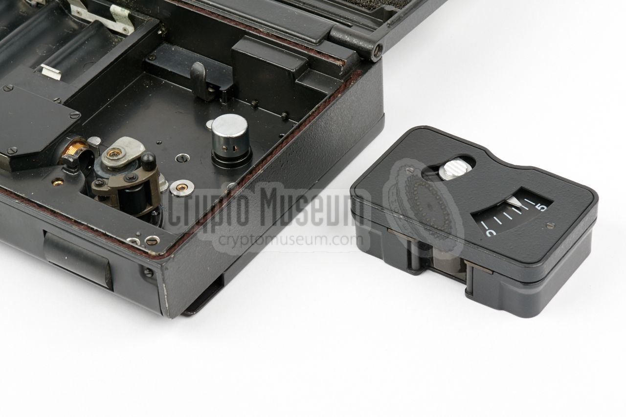 Film cartridge removed from the camera