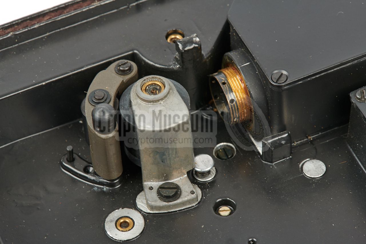 Another view of the lens and the film transport mechanism