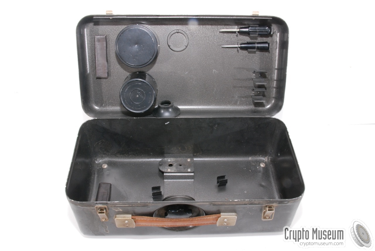 The storage case of the Sniper with opened lid.