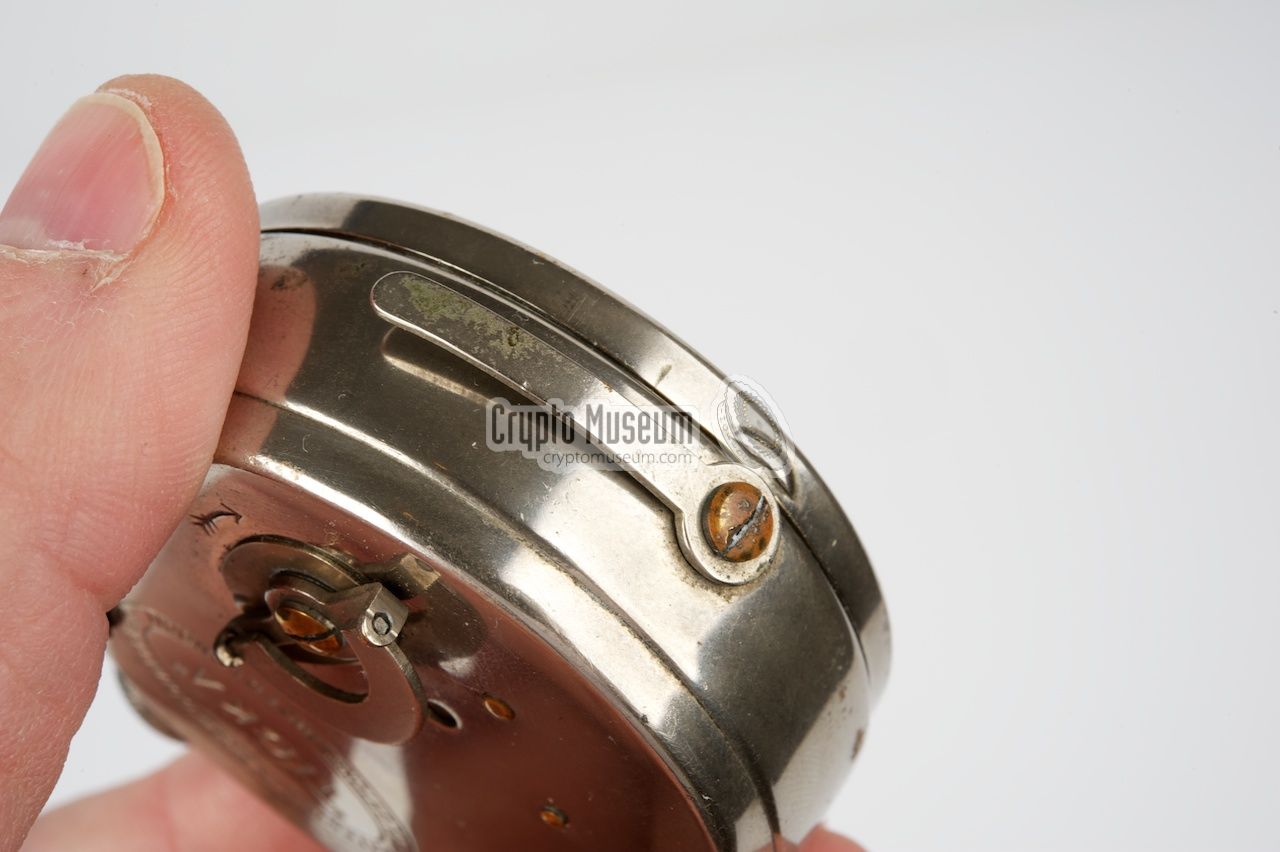 Case opening lever at the bottom