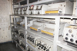 The teleprinter room of the USS Pueblo. Photograph courtesy John Pavelka, via Wikipedia [8].
