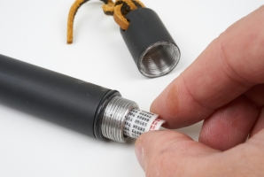 Removing the OTP booklets from the 'spike'