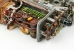 Part of the front panel and the amplifier