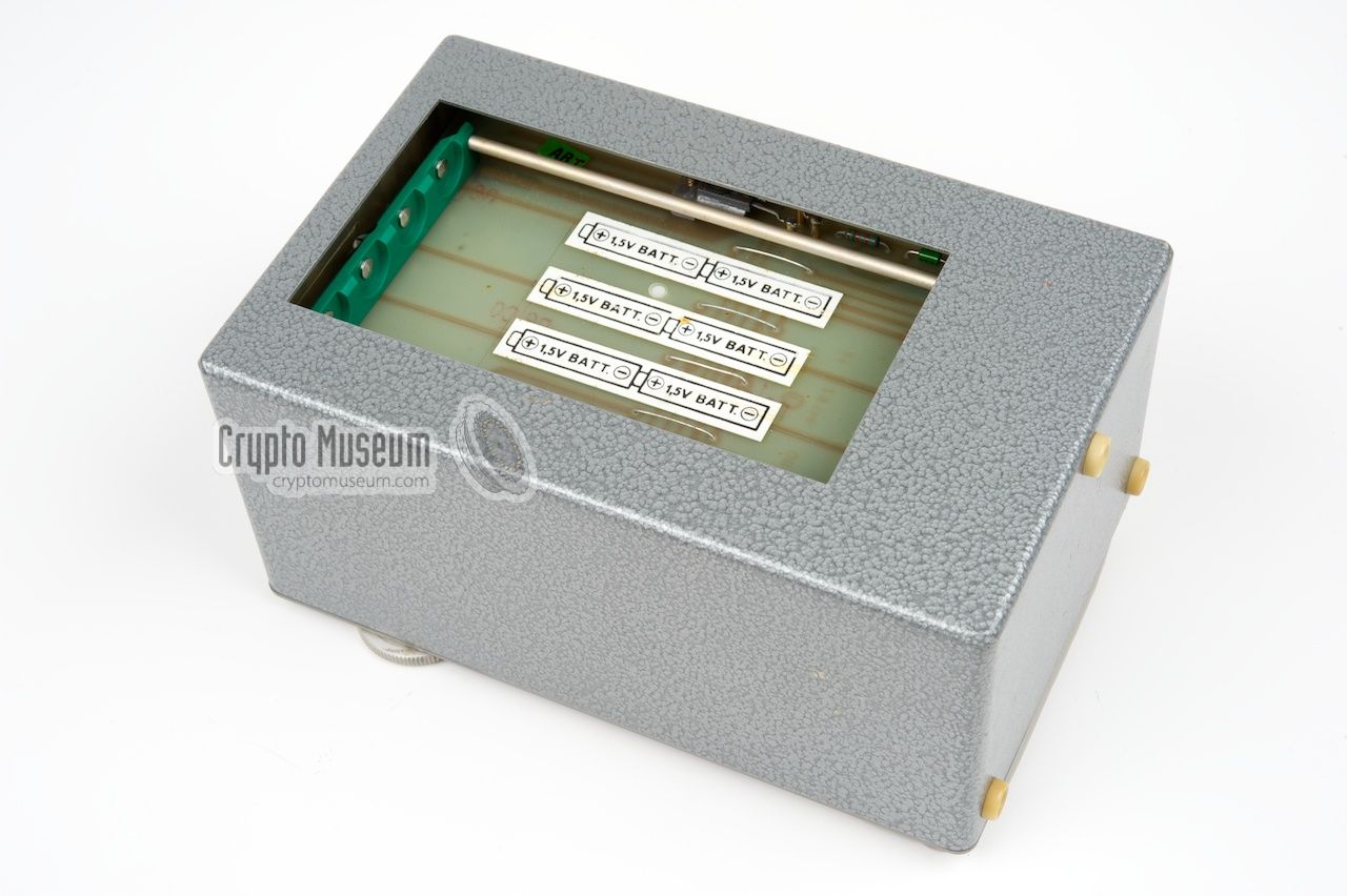 Battery holder at the rear side