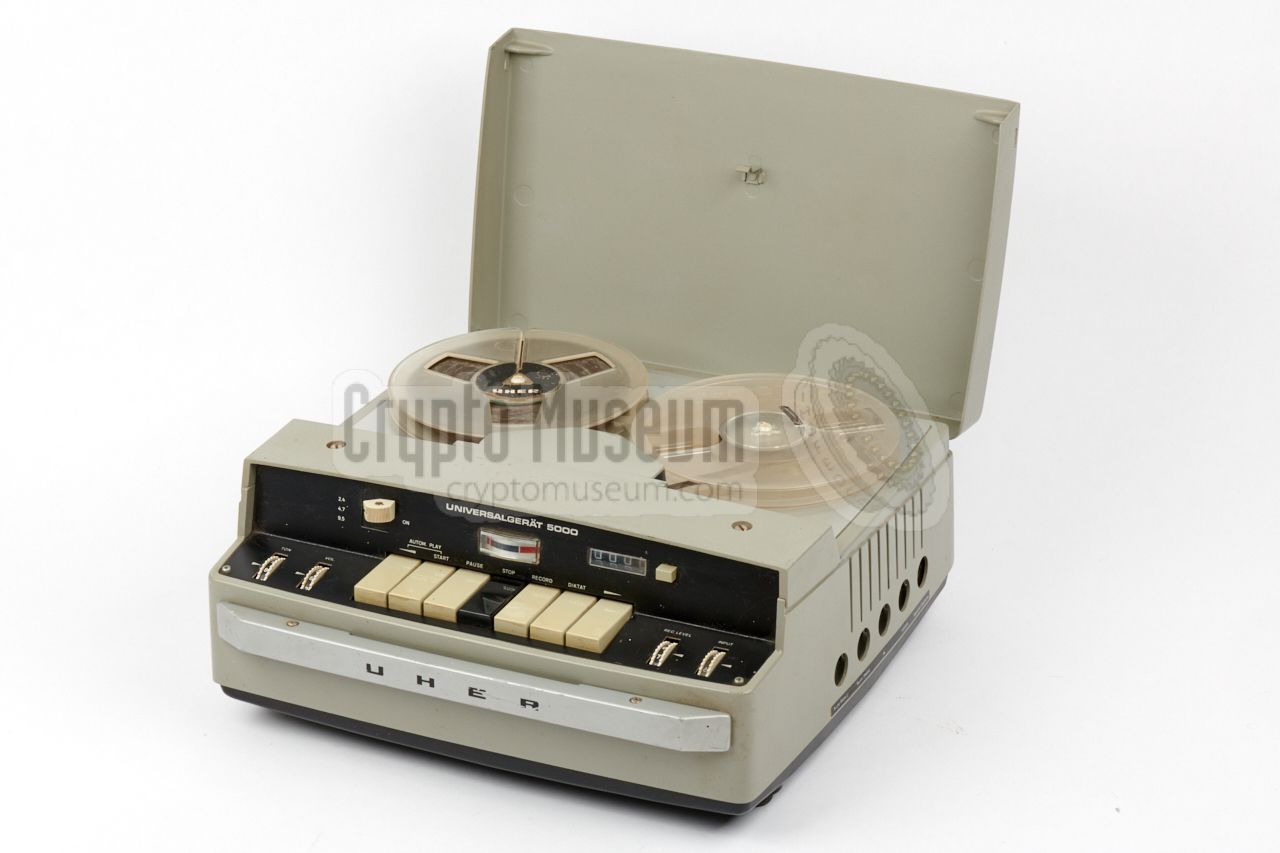 UHER 5000 with open lid