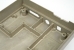 Close-up of the rear section of the bottom shell of the case