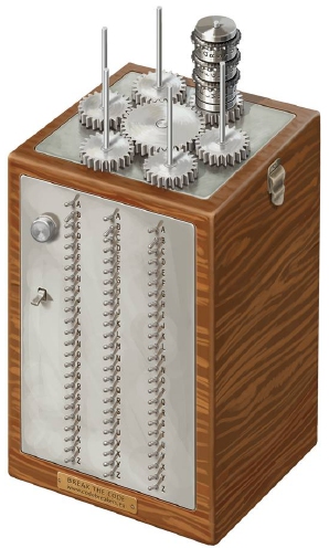 Artist's impression of the Bomba with only one wheel set installed. Image supplied by theCODEBREAKERS.org [10].
