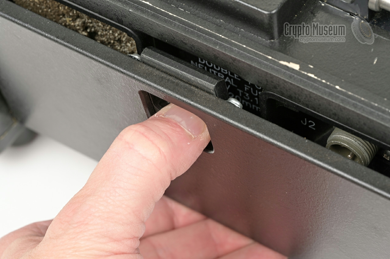 Opening an access door