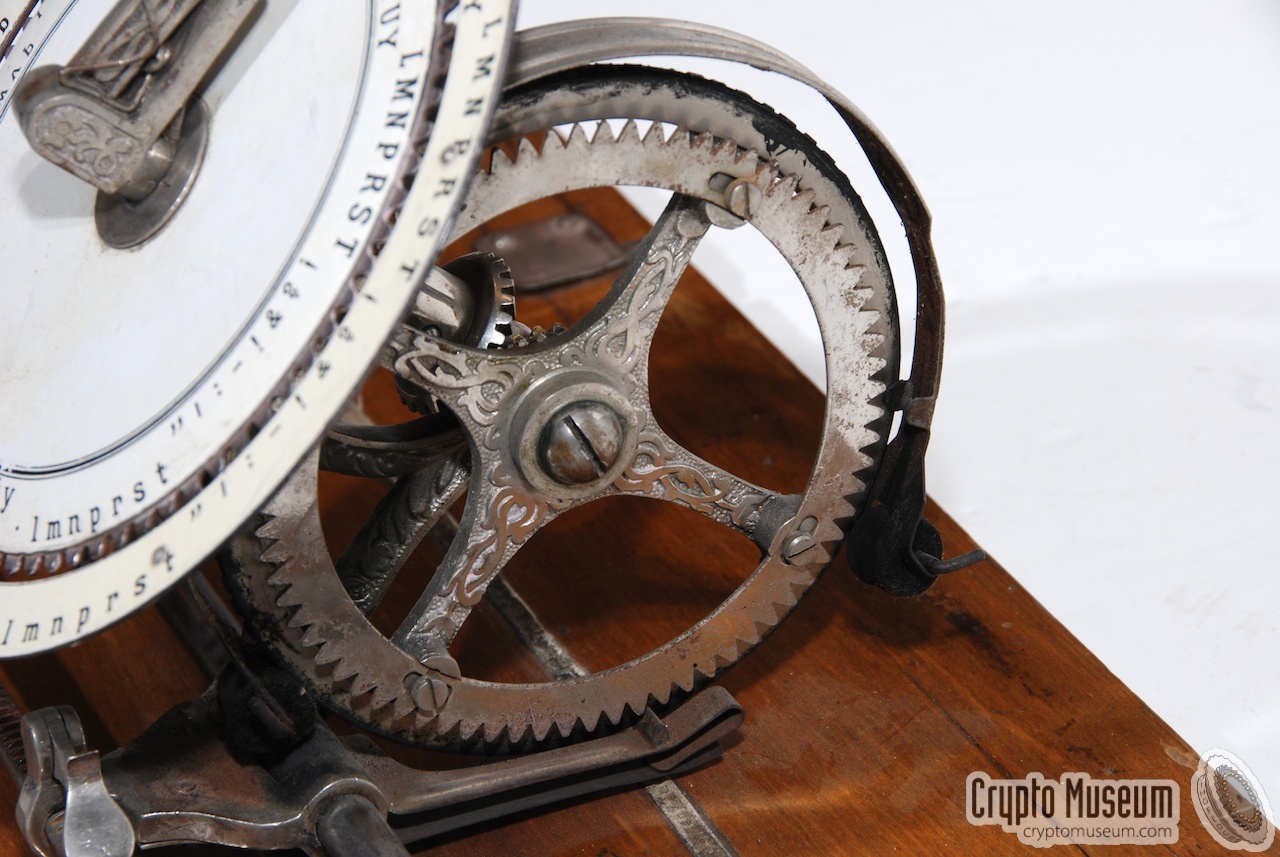 The mechanism behind the alphabet discs