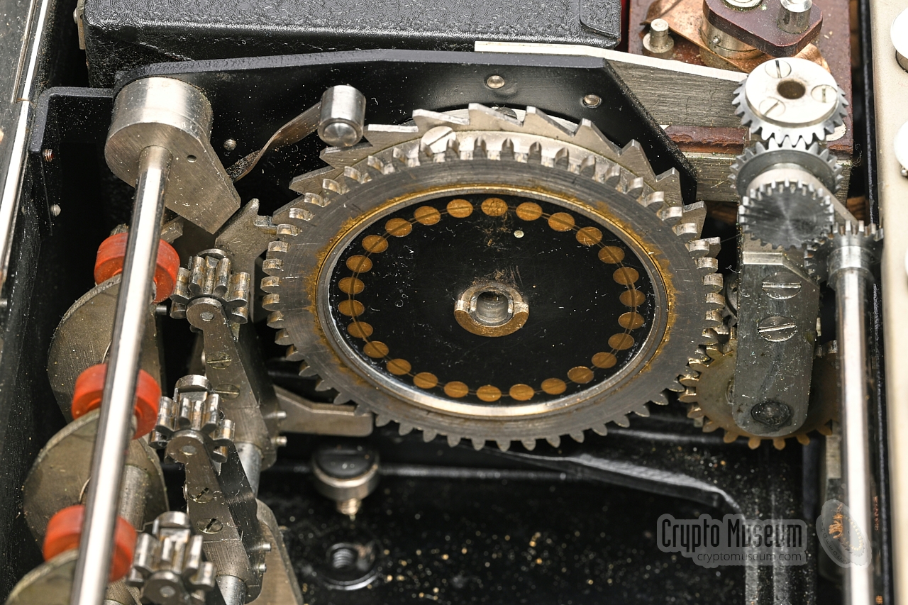 Actuator engaged with ratchet wheel