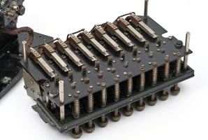 Bottom view of keyboard unit